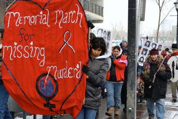 On Feb. 14, the second annual Valentine's Day Memorial March will take place in honour of thousands of missing and murdered women. Photo courtesy Memorial March of Calgary and Southern Alberta Facebook group