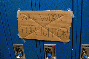 Photo by Zoey Duncan. Once a student finds a job to apply for, there is the added burden of making sure an employer is willing to work around a hectic school schedule. The minimum wage in Alberta is $8.80 per hour, while workers in British Columbia have a minimum of $8 and those in Saskatchewan earn at least $9.25.