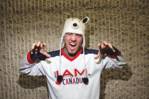Photo by Josh Naud. In addition to an Australian outback outfit, Mike Wenzlawe has a gorilla suit and Canadiana clothes that he plans on wearing for more attention and to garner more votes for his video.