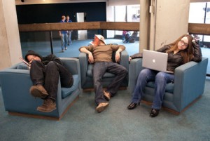 Photo by Mayan Freeborn. A guide to find some much needed rest or study space on MRU campus. Hey, it's hard sometimes. 