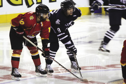 It’s on! The Dinos vs Cougars legendary hockey game is back. Come out and support your school on Jan. 15 at the ‘Dome. Photo: Albina Khouzina / Reflector Archives